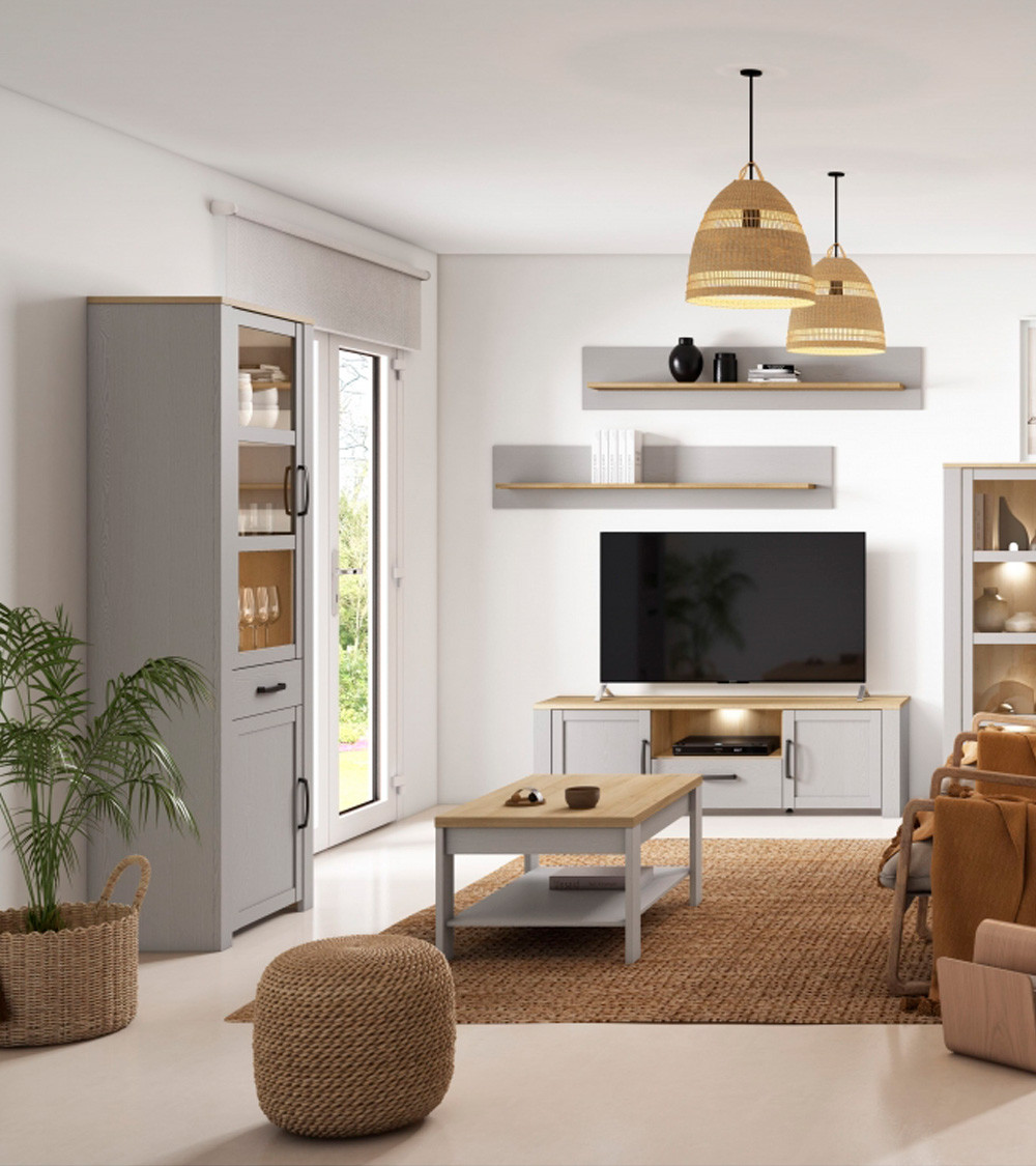 Vitrina alta 1 puerta ODIN