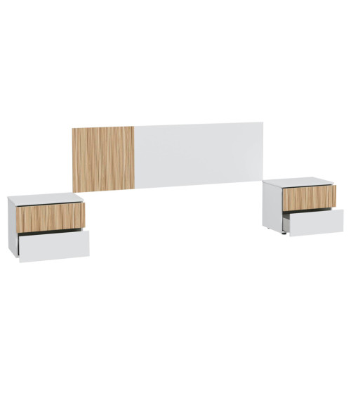 Cabecero 160 cm + 2 mesitas EDITH