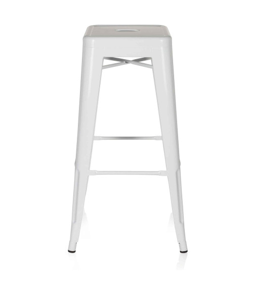 Taburetes metálicos industrial pack de 4 unidades