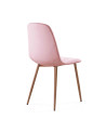 Sillas de comedor de terciopelo SWEDEN - Pack 4 Uds.