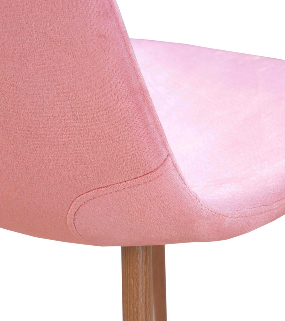 Sillas de comedor de terciopelo SWEDEN - Pack 4 Uds.