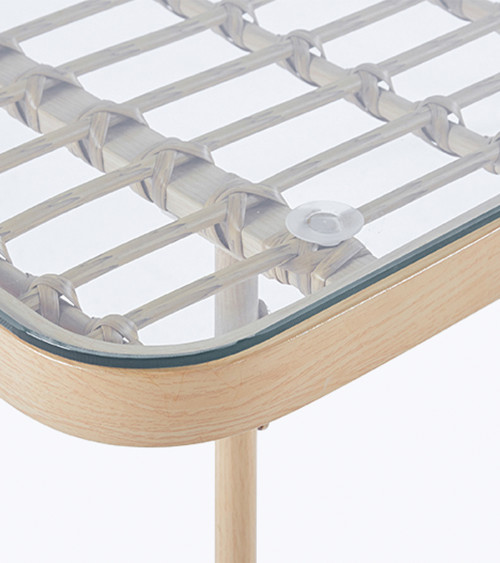 Conjunto de Jardín Bulan 4 Piezas de ratan