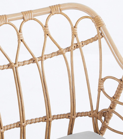 Conjunto de Jardín Bulan 4 Piezas de ratan