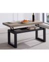 Mesa de centro elevable DAREK, madera industrial