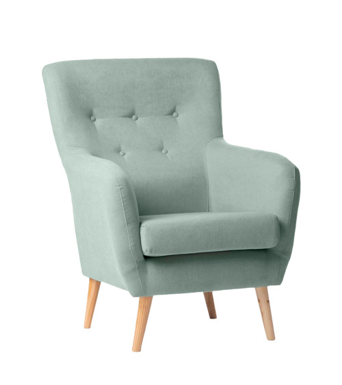 Butaca nórdica tapizada WENDY