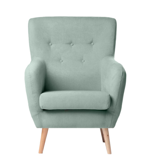 Butaca nórdica tapizada WENDY