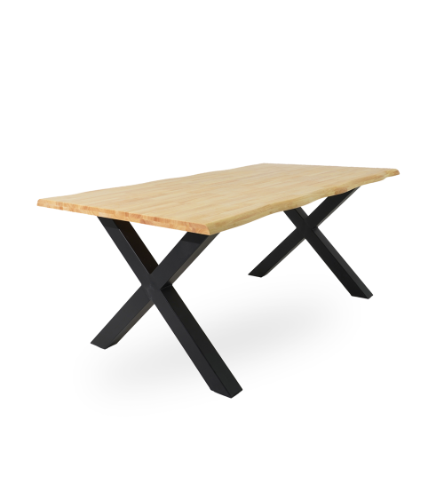 Mesa comedor Ciudadela de madera natural maciza