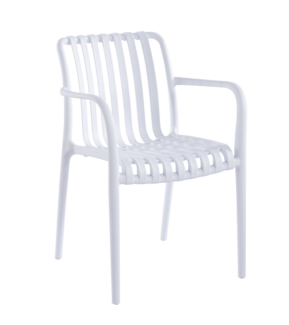 Silla Serena pack de 4 sillas con brazos de polipropileno
