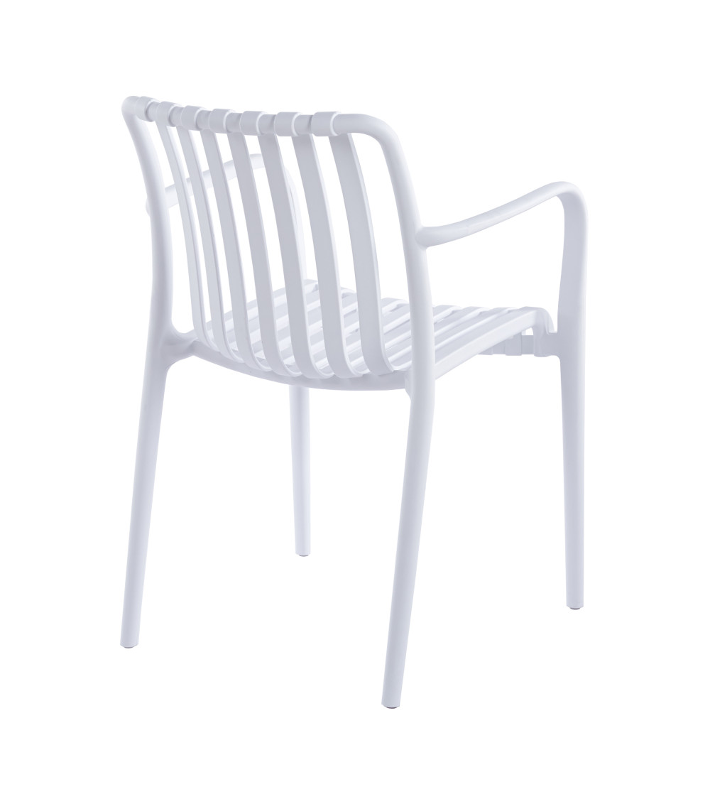 Silla Serena pack de 4 sillas con brazos de polipropileno