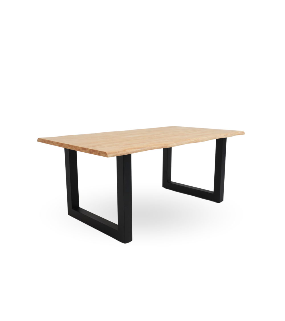 Mesa de Comedor Liev: Elegancia Natural para tu Hogar