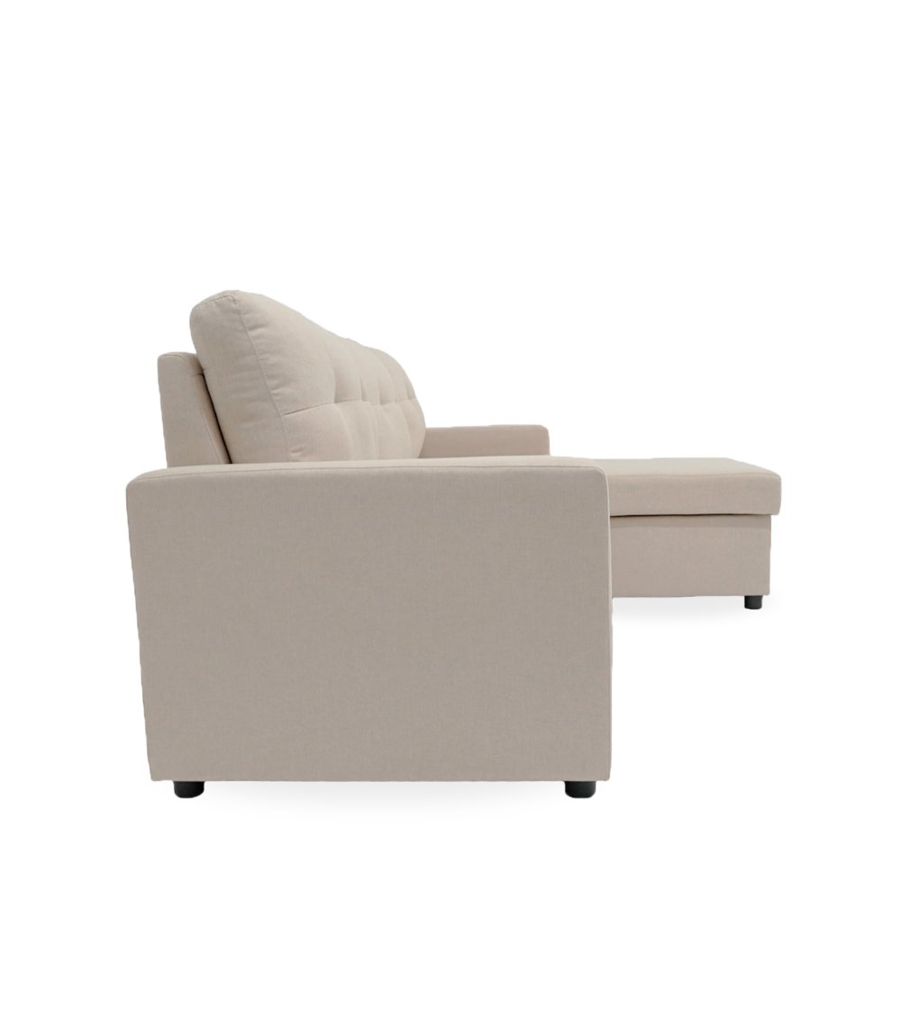 Sofá Chaise Longue Clony II – 3 plazas convertible en cama