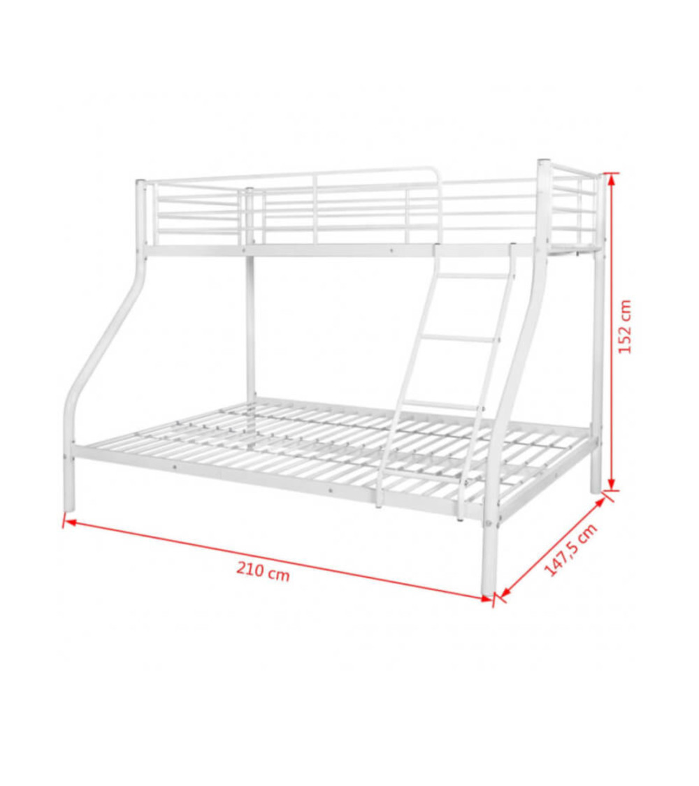 Litera matrimonial Nido - Para 3 personas - Diseño moderno y funcional