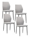 Sillas Nobles - Pack de 4 sillas modernas y cómodas para comedor