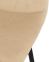 Pack de 4 sillas de comedor de terciopelo ASTRID