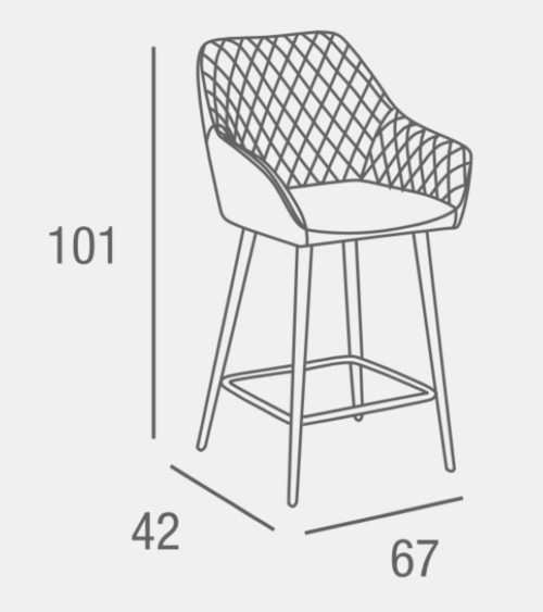 Taburete Elite 2 unidades | Funcionalidad para tu cocina o salón