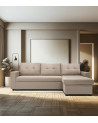 Sofá Chaise Longue Clony II – 3 plazas convertible en cama
