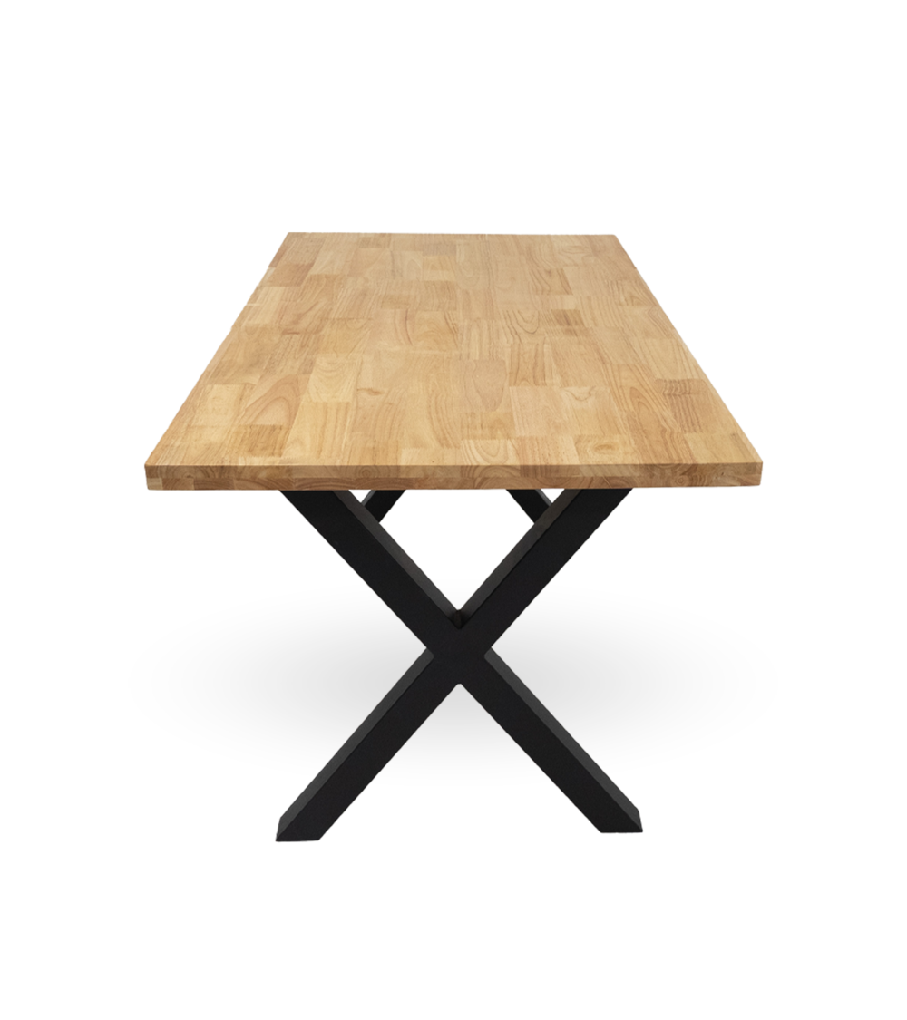 Mesa de comedor Bilbao - patas en X 4 – 6 comensales
