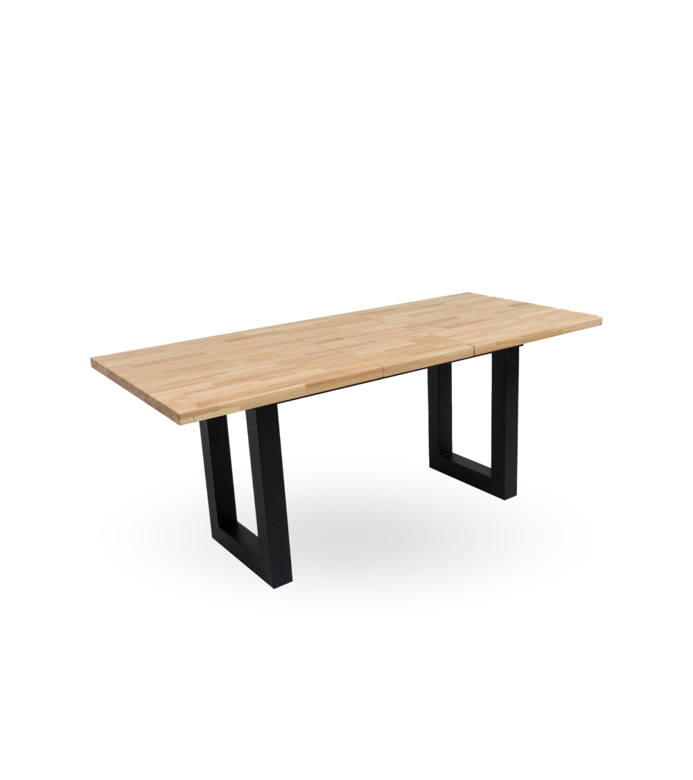 Mesa de comedor extensible de roble Versus