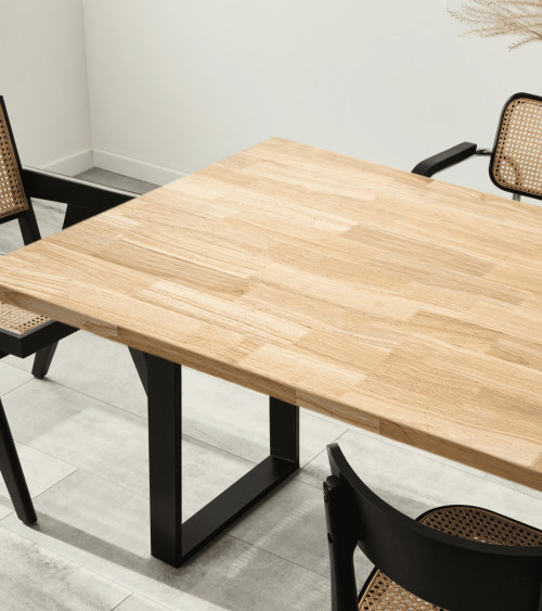 Mesa de comedor extensible de roble Versus