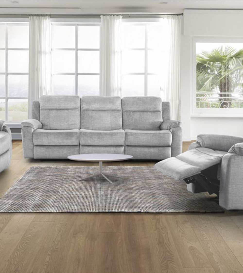 Sofá relax 3 plazas REIMON, sofá reclinable