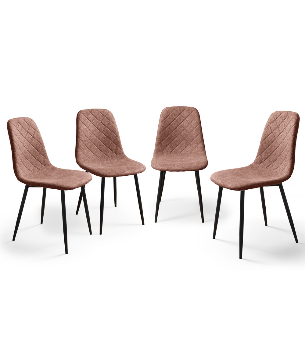 Pack de 4 Sillas de Comedor Suiz - Diseño Moderno y Elegante