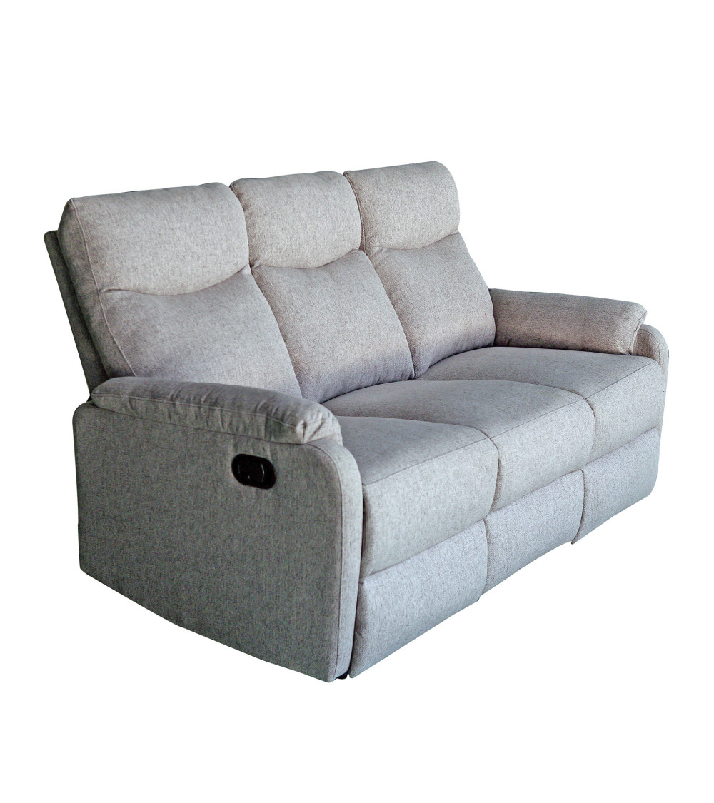 Sofá relax Zar 3 plazas – Estilo y Confort