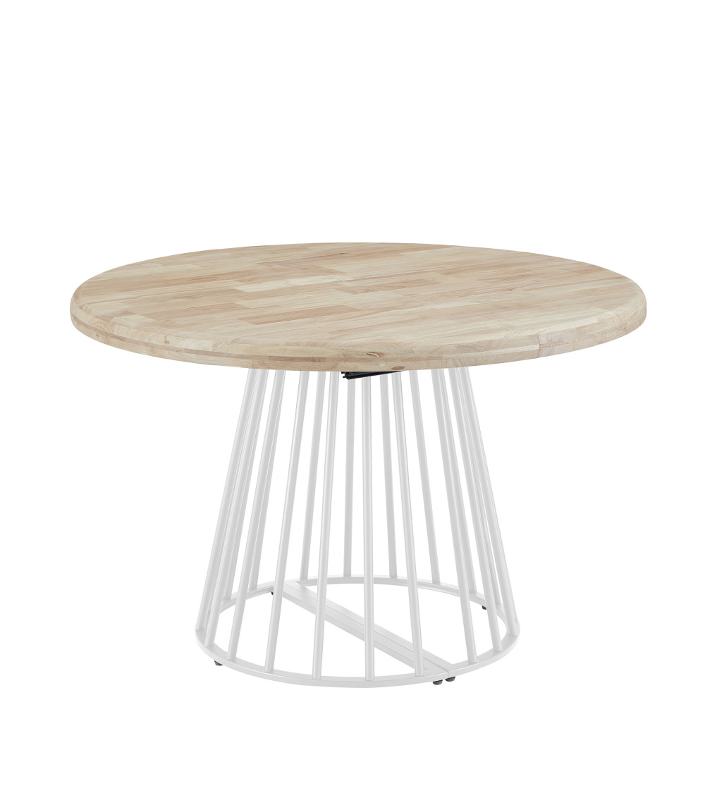 Mesa de comedor redonda extensible Jail – Diseño moderno y práctico