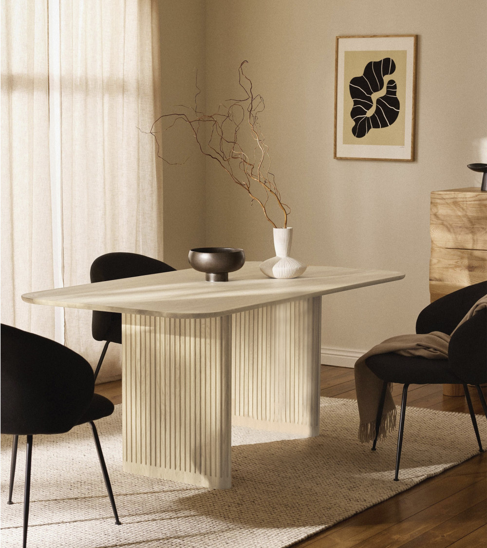 Mesa de comedor extensible Petra – Diseño elegante y adaptable