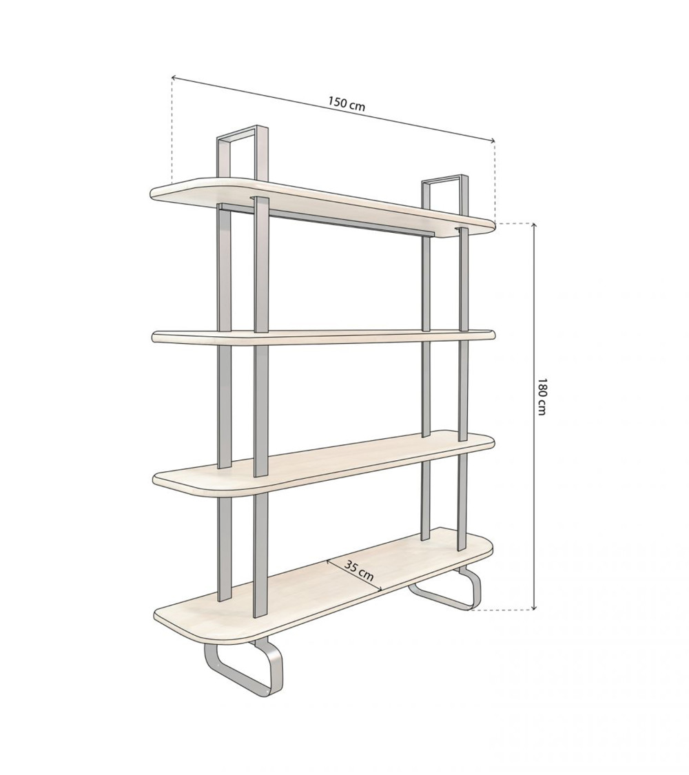 Estantería alta Moonie – Diseño resistente y funcional