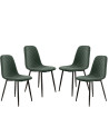 Pack de 4 Sillas de Comedor Suiz - Diseño Moderno y Elegante