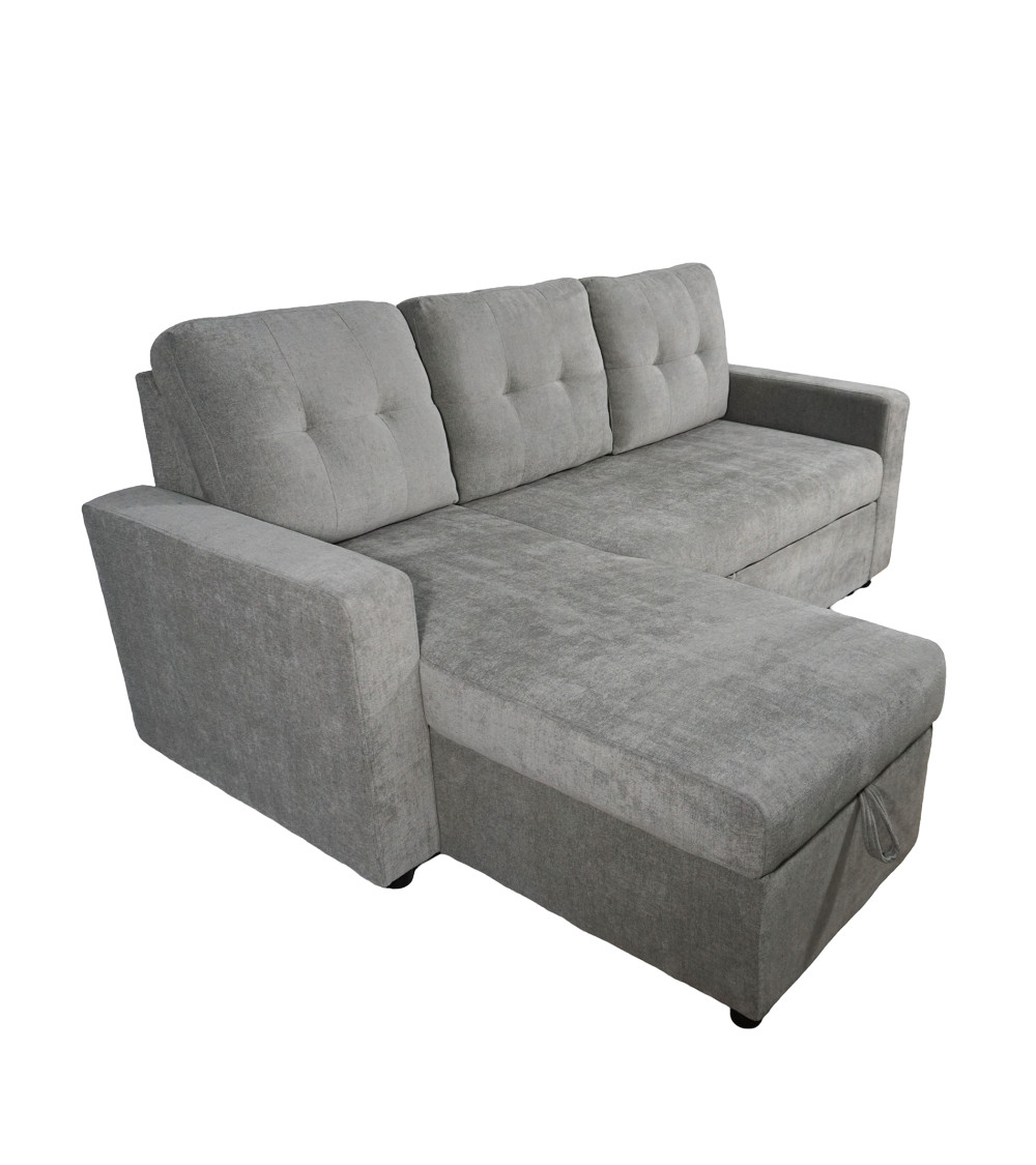 Sofá Chaise Longue Clony II – 3 plazas convertible en cama