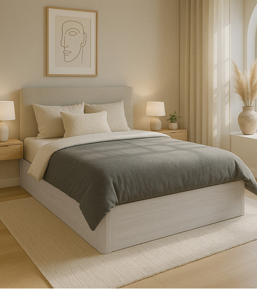 Canapé abatible ATENEA con tapa tapizada