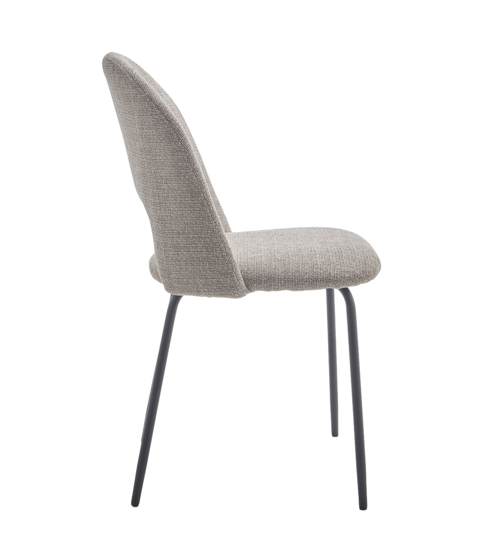 Sillas de comedor CECILE – Pack 4 uds. | Diseño elegante y tapizado cómodo