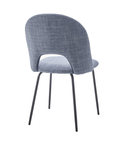 Sillas de comedor CECILE – Pack 4 uds. | Diseño elegante y tapizado cómodo