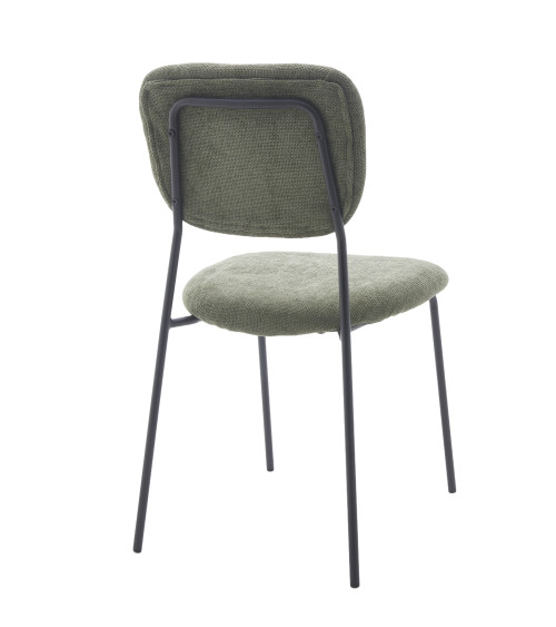 Pack 4 sillas Tull – Apilables, tapizadas y modernas