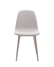 Pack 4 Sillas Bolo – Tapizadas antimanchas y patas crema