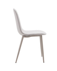 Pack 4 Sillas Bolo – Tapizadas antimanchas y patas crema