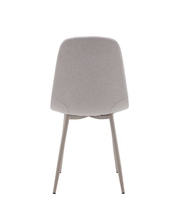 Pack 4 Sillas Bolo – Tapizadas antimanchas y patas crema