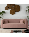 Sofá 3 plazas terciopelo rosa Happiness Pink