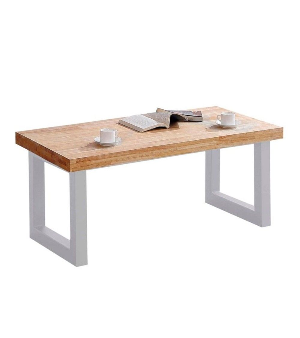 Mesa de centro elevable DAREK, madera industrial