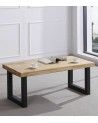 Mesa de centro elevable DAREK, madera industrial