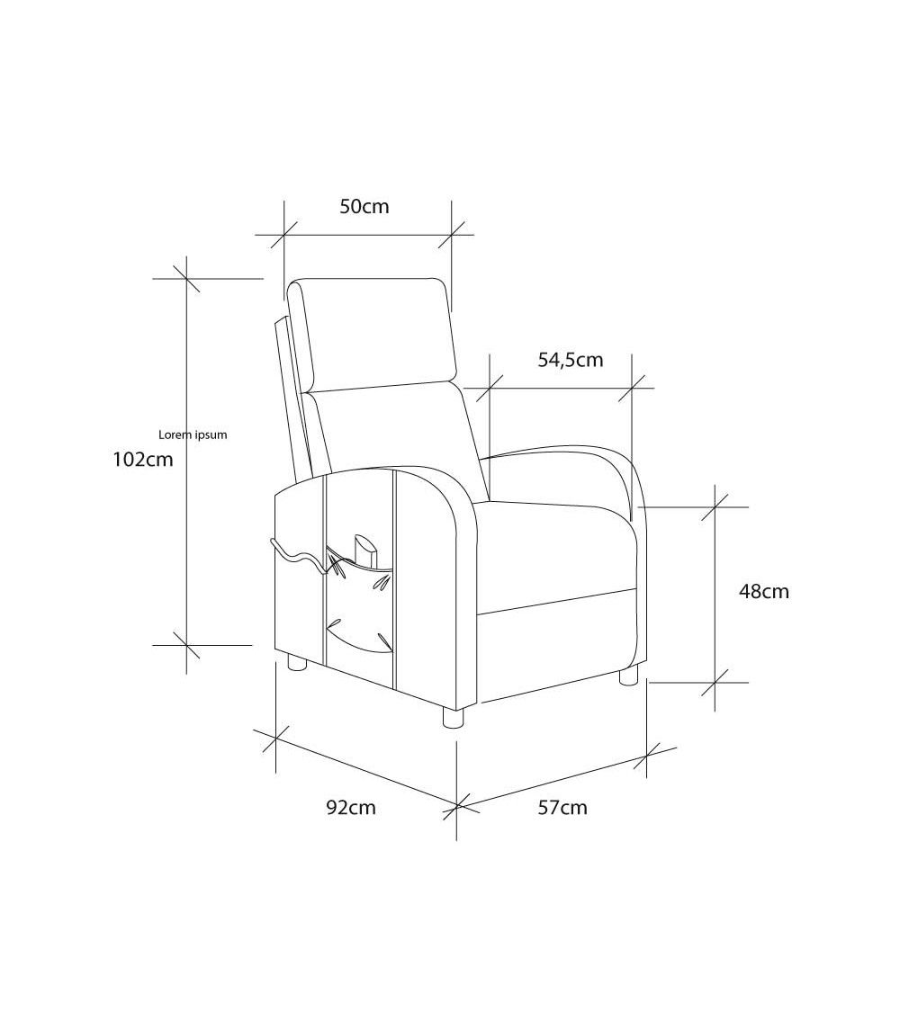 Sillón relax elevable y motorizado elegancia y comodidad - HOME HEAVENLY