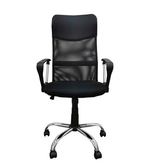 Silla de escritorio Jasper, ergonómica y tapizada