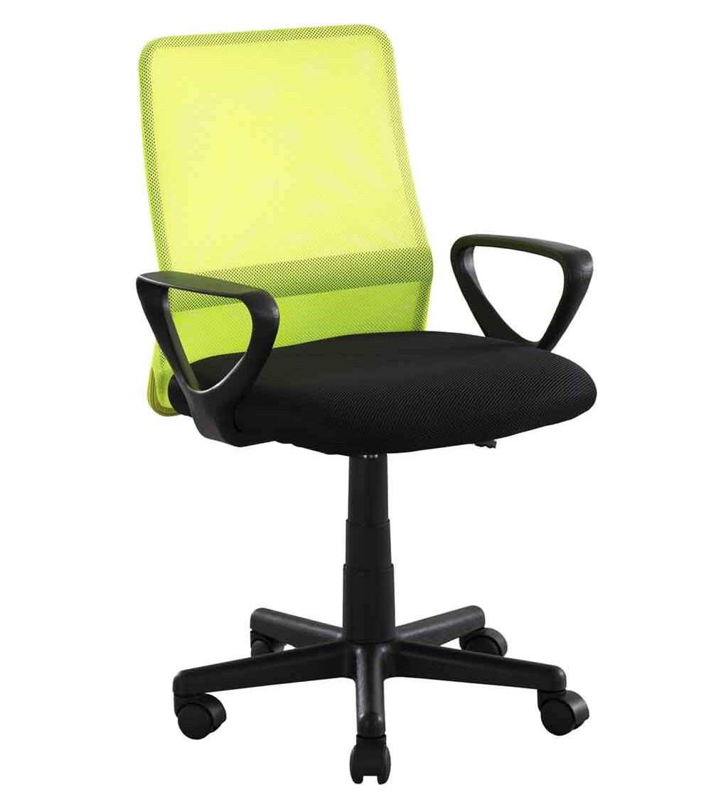 Silla de escritorio tapizada Maya, con tejido 3D