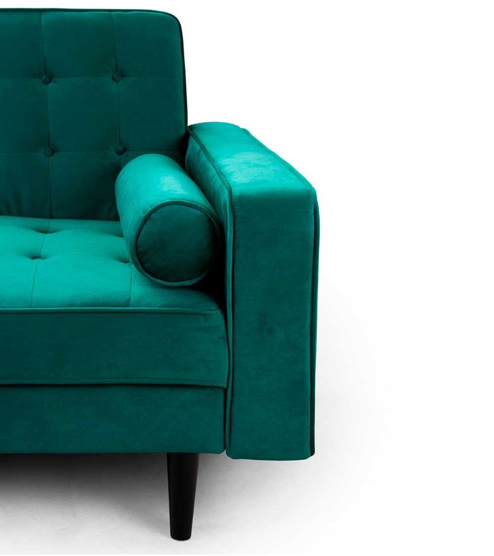Sofá cama terciopelo antimanchas GREEN