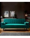 Sofá cama terciopelo antimanchas GREEN