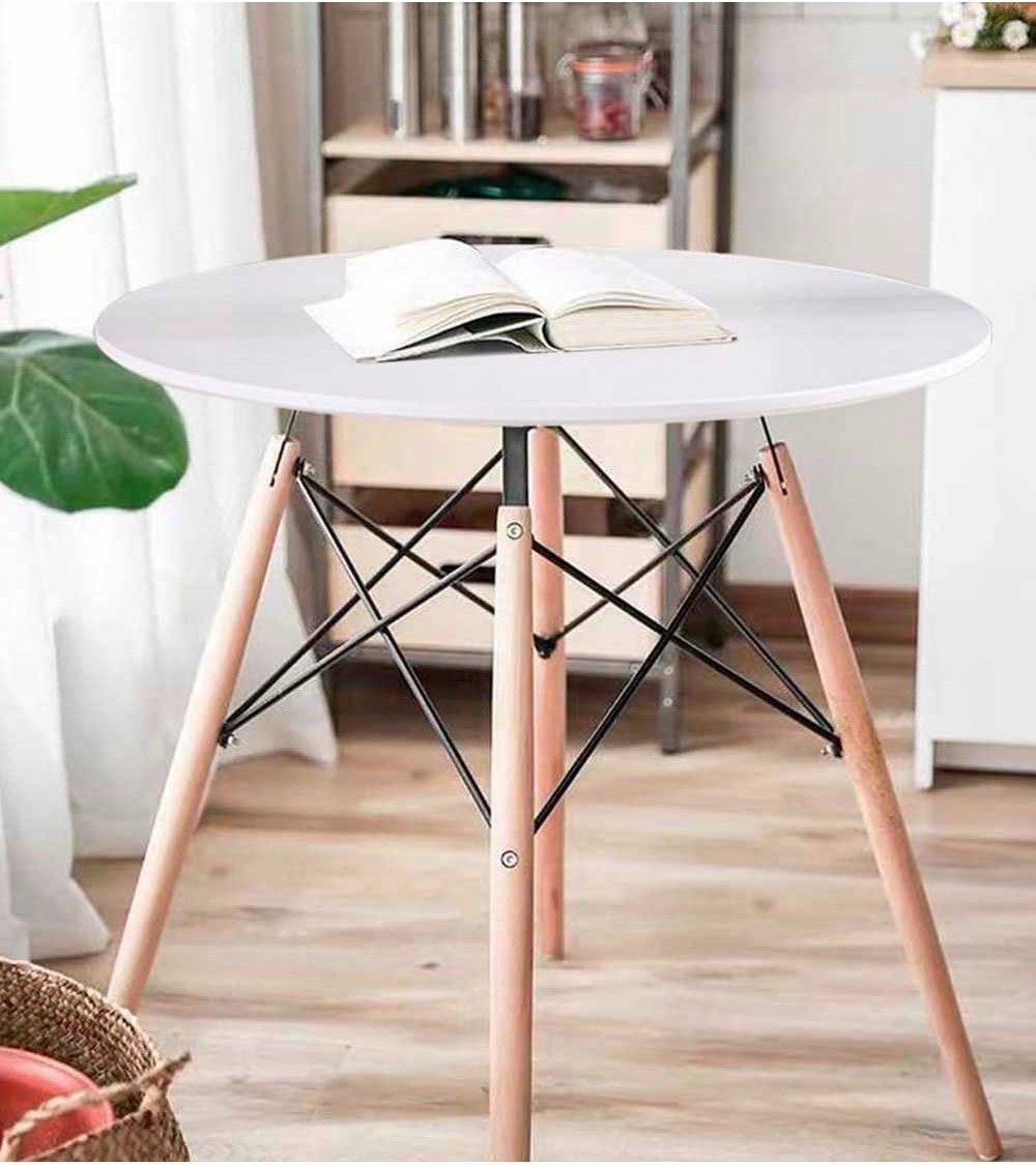 Mesa comedor redonda NÓRDICA