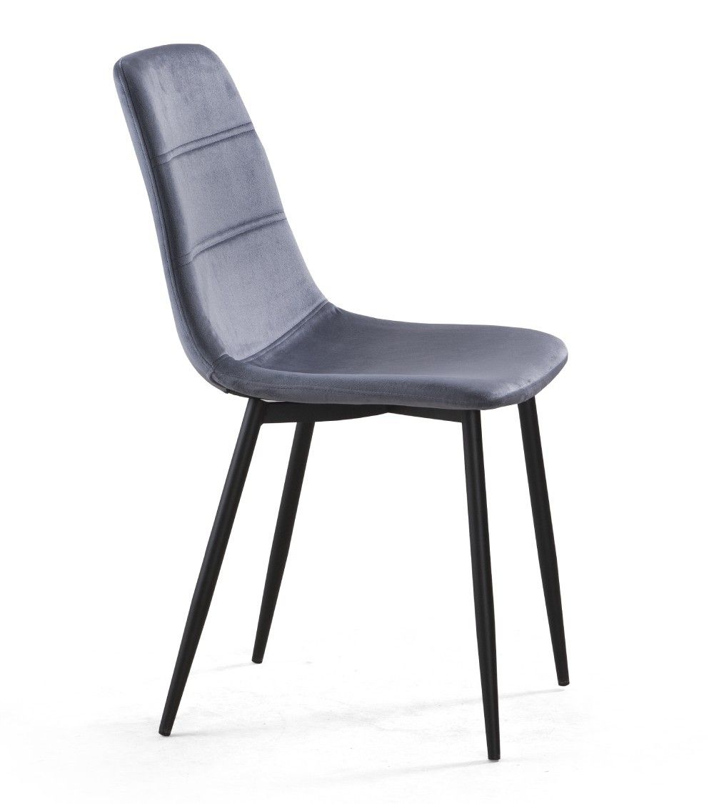 Sillas comedor terciopelo DENMARK - Pack 4 Uds.