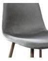 Sillas de comedor de terciopelo SWEDEN - Pack 4 Uds.