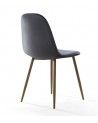 Sillas de comedor de terciopelo SWEDEN - Pack 4 Uds.